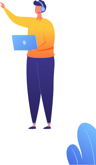 Customer support illustration at Virasat Solutions